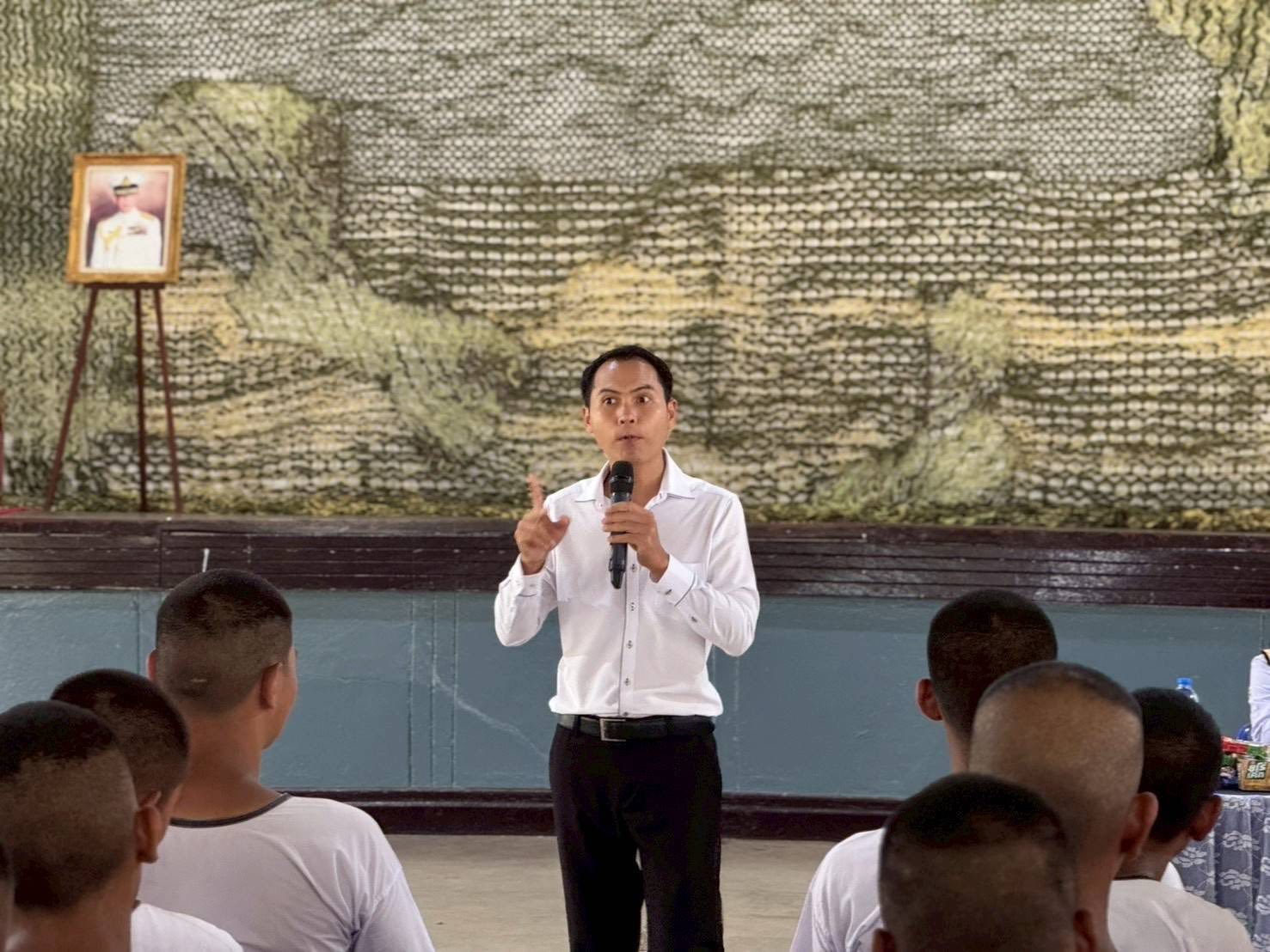 ศูนย์ฝึกทหารใหม่ กรมยุทธศึกษาทหารเรือ จัดกิจกรรมบรรยายแนะแนวการฝึกอบรมอาชีพให้ทหารใหม่ ผลัดที่ ๑/๖๙